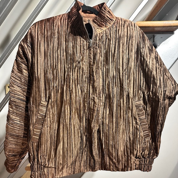 Vintage Copper Bomber Jacket - Picture 1 of 4